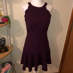 Glittery, Purple Dress